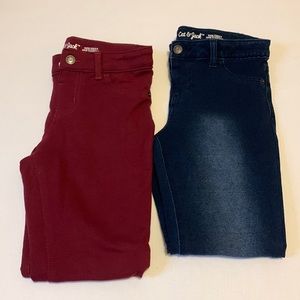Girls Jeggings x2